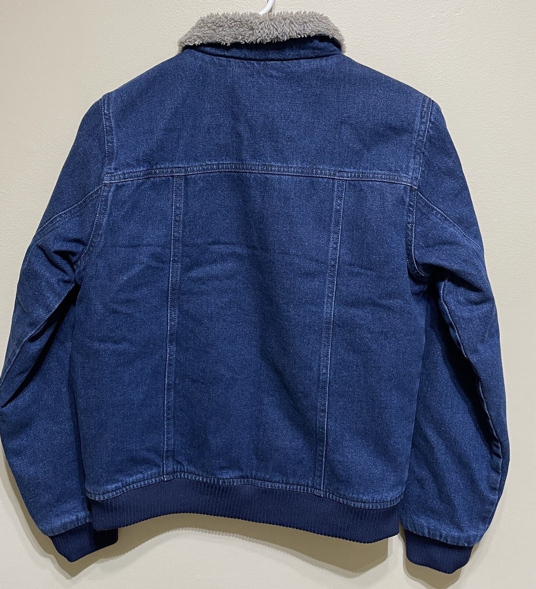 NWT Carhartt Relaxed Fit Denim - Sherpa Lined Jacket