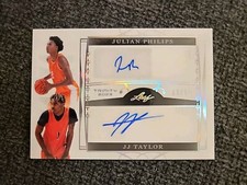 2023 Leaf Trinity Basketball Dual Auto JJ Taylor And Julian Phillips /15 DA-18