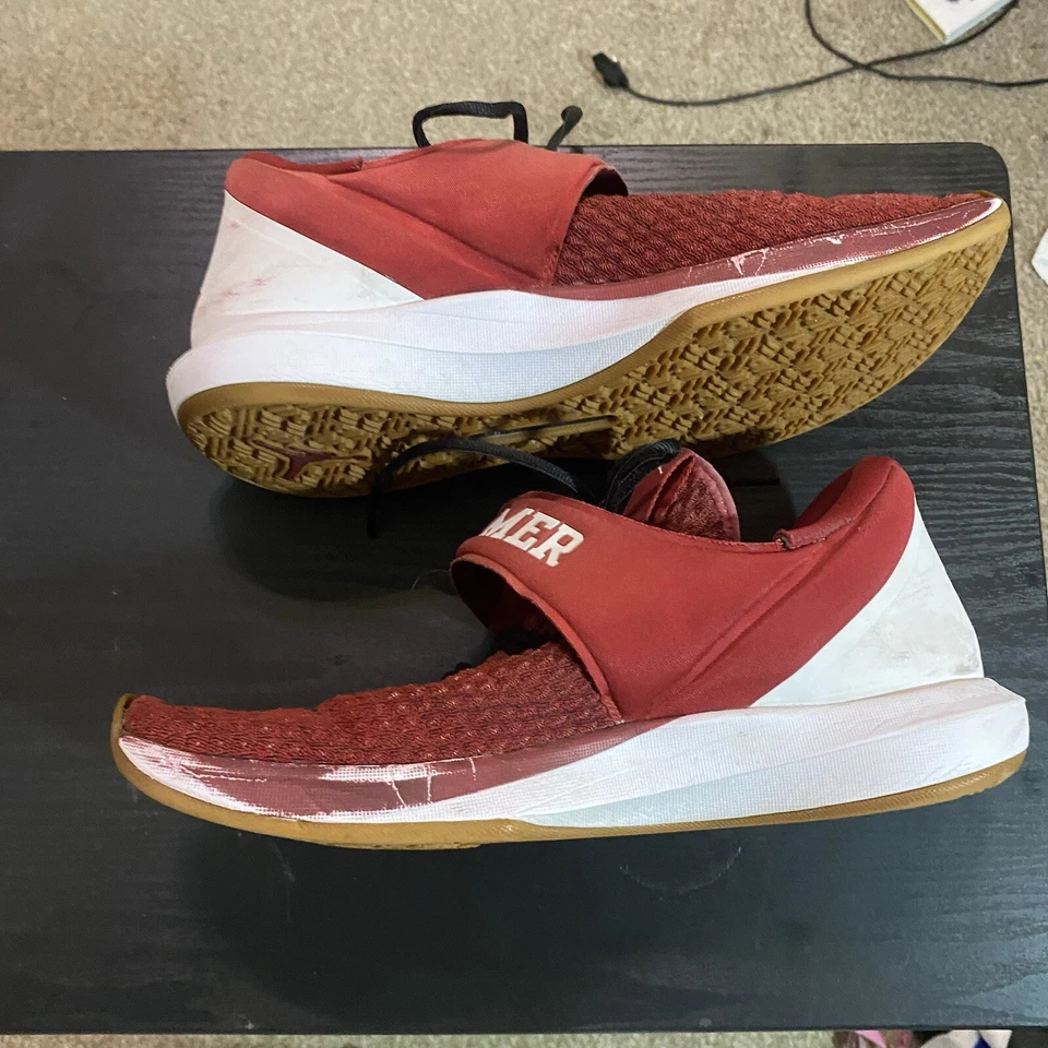 Nike Air Jordan Trainer 3 Oklahoma Sooners OU rojo carmesí AR1401-600 para hombre 12 PE Foto 4 de 4