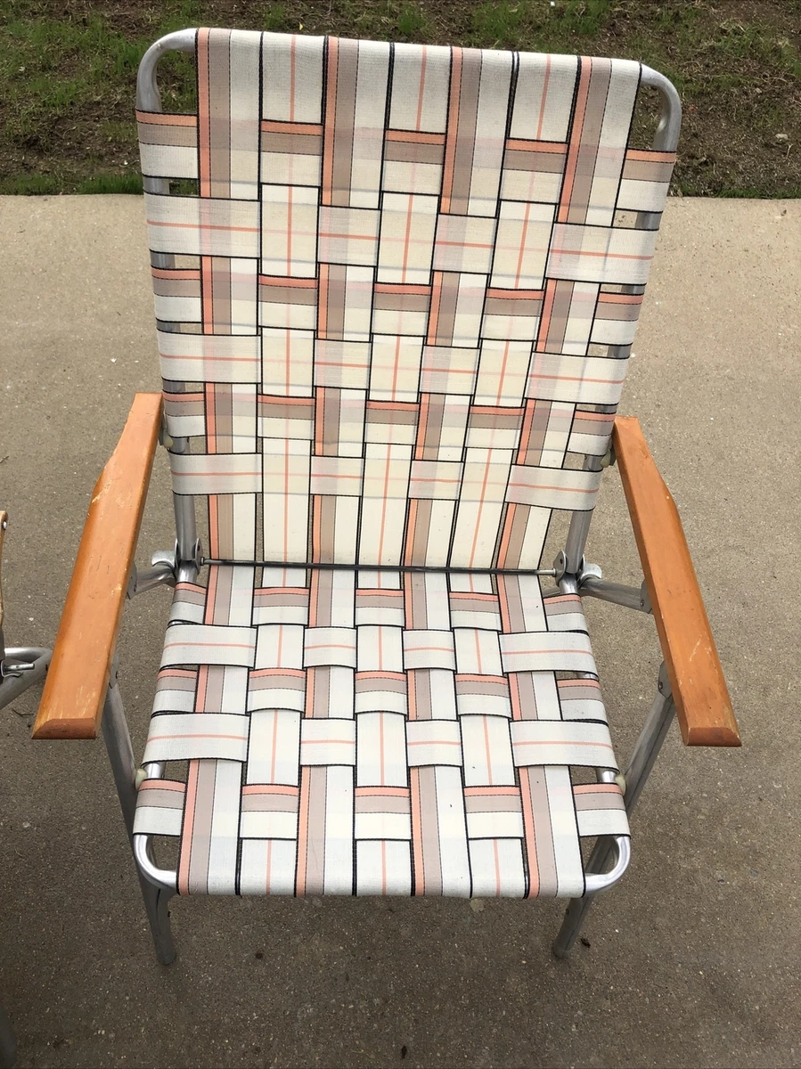 Aluminum webbed chaise lounge deals
