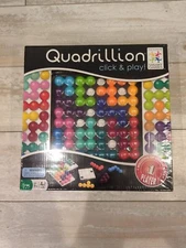 Quadrillion Magnetic Marble Puzzle Game Complete ~Solitaire Smart Games 20E