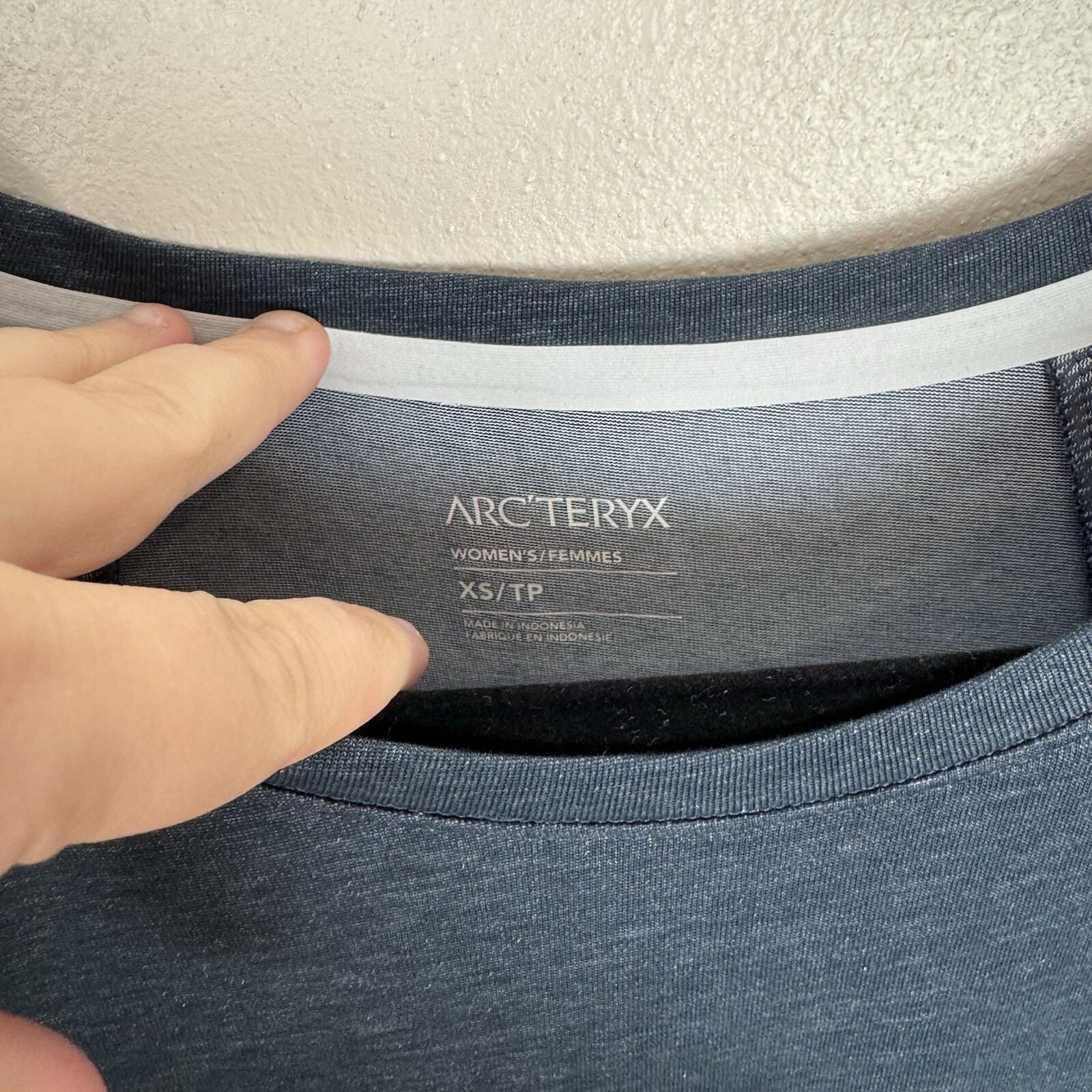 ARC'TERYX Abito Arcteryx Ardena donna XS blu navy leggero senza maniche cotone jersey