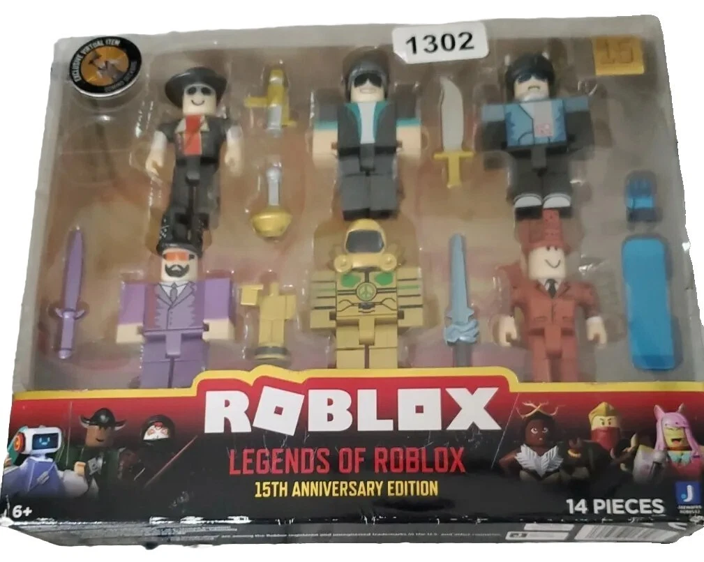 15th Anniversary Legends of Roblox Action Figure 6-Pack 