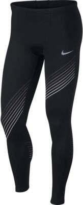 NEW Nike Running Tights In Black With Reflective Print 928435-010