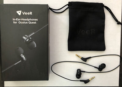 VR Wired Headphone Left Right Separation for Oculus Quest