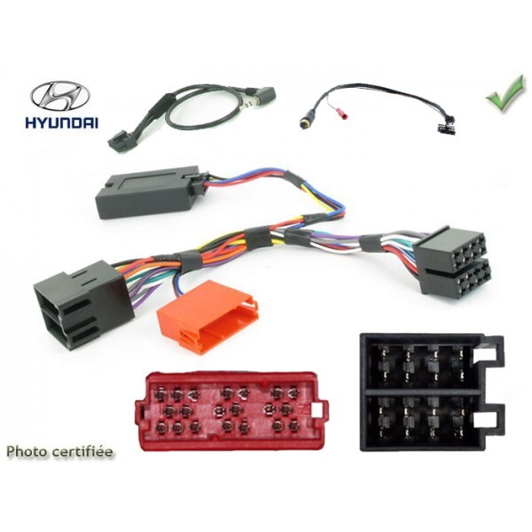 Commande au volant Alpine Hyundai i30 2007-2009 pour réparer les boutons d'origine ISO
