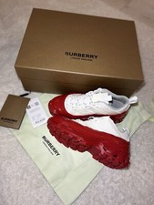 Burberry Sneaker/Schuhe Gr.36,5 Neu Rot/Weiß
