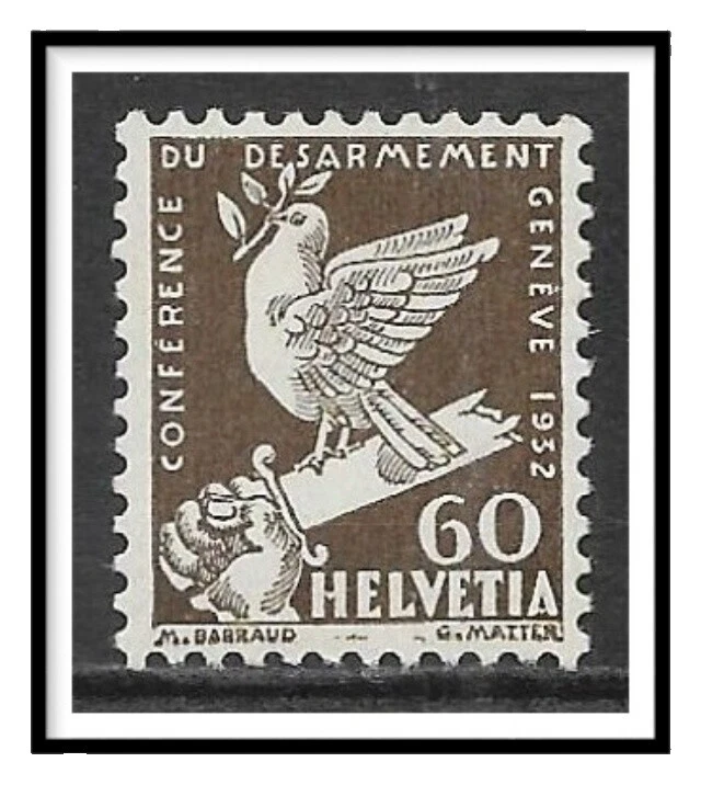 En excelente estado nunca abisagrado/estampillada sin montar o nunca montada Sellos suizo Individual