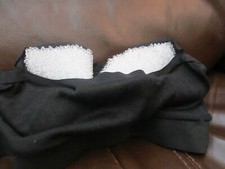 SISTER BY SIBLING RARE CATWALK BOOB TUBE UNDERWEAR - EXTRA SMALL BLACK/DIAMANTE