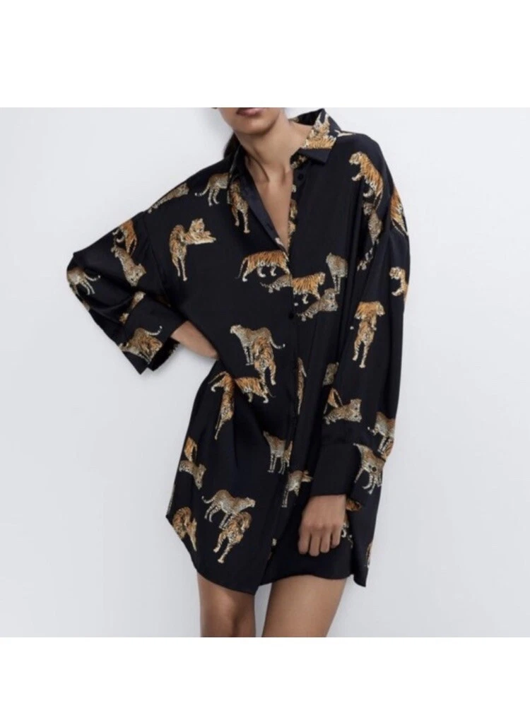 Zara tiger clearance dress