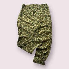 Vintage Men s US Military Duck Camo Cargo Pants Made In Japan Size M 70s 32x26