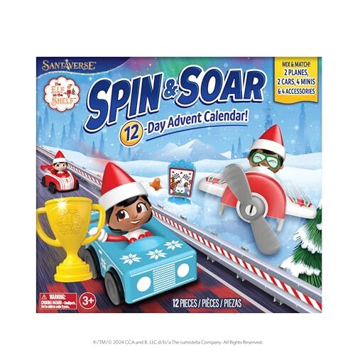 12-Day Advent Calendar - The Elf on the Shelf Spin & Soar Christmas Countdown...