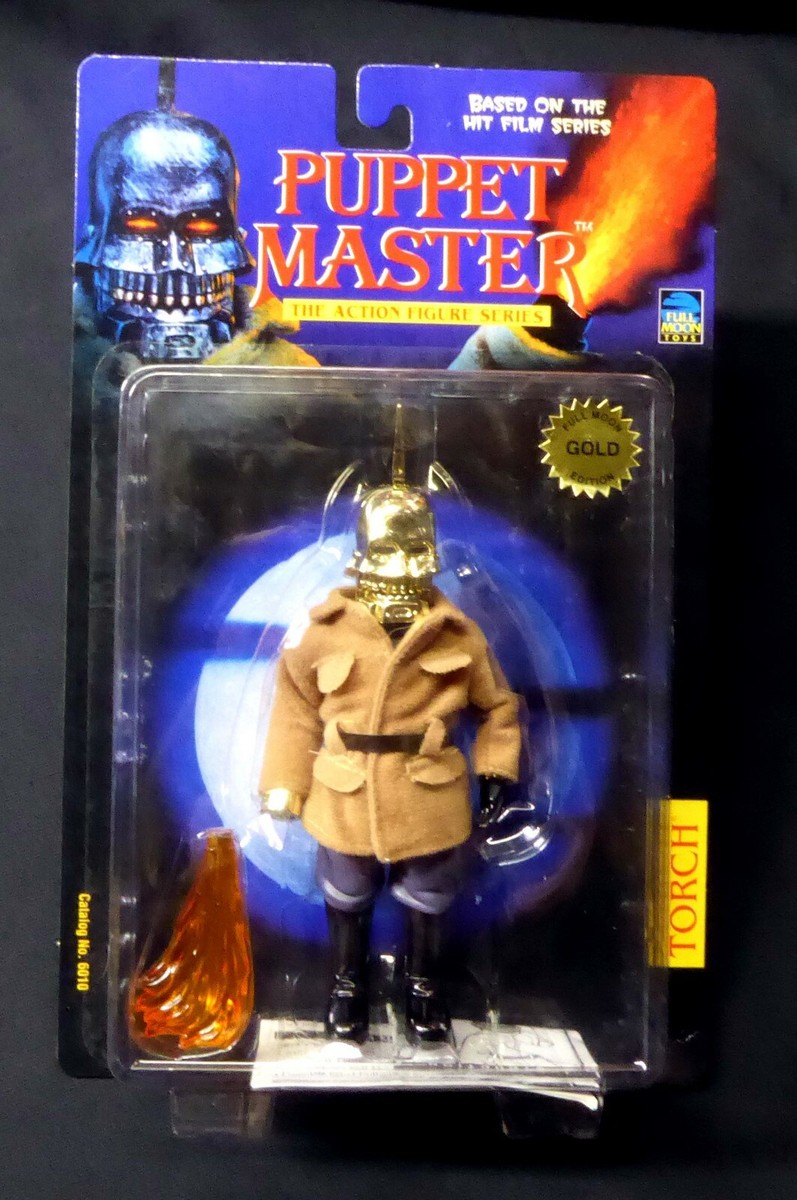 Puppet Master Torch Gold Electronic Figure New 1998 Full