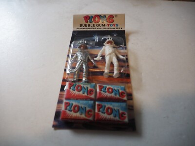 Plong Bubble Gum Toys Astronauten Bild 4, 70er Jahre OVP