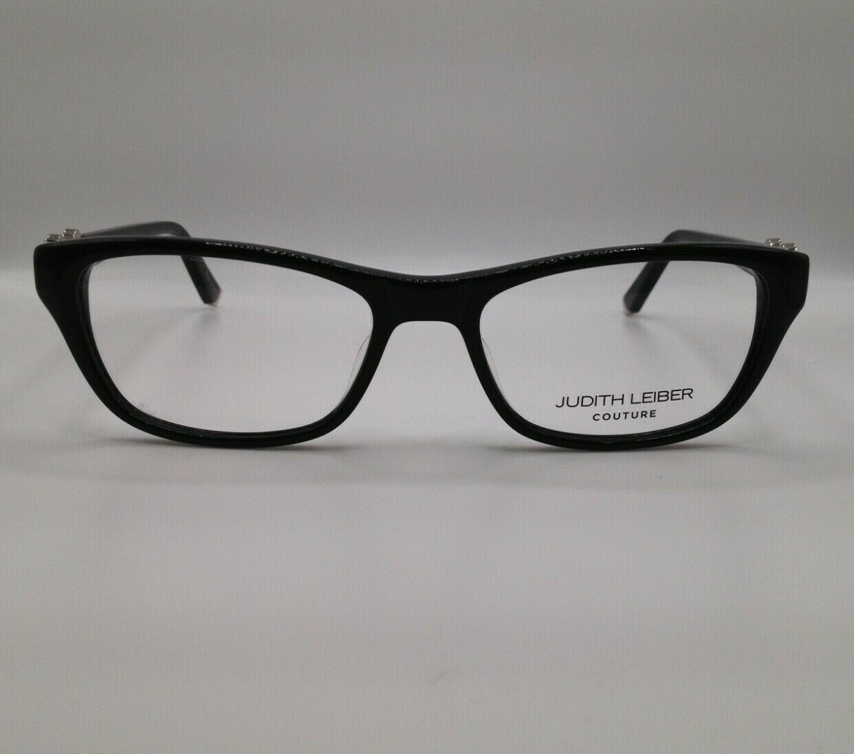 Оправа для очков Judith Leiber Couture Duet из черного как смоль пластика 53-17-135