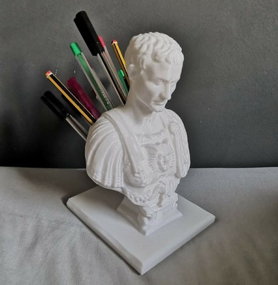 Julius Caesar Stift Stift Briefpapier Halter Schreibtisch Tidy (3D gedruckt)