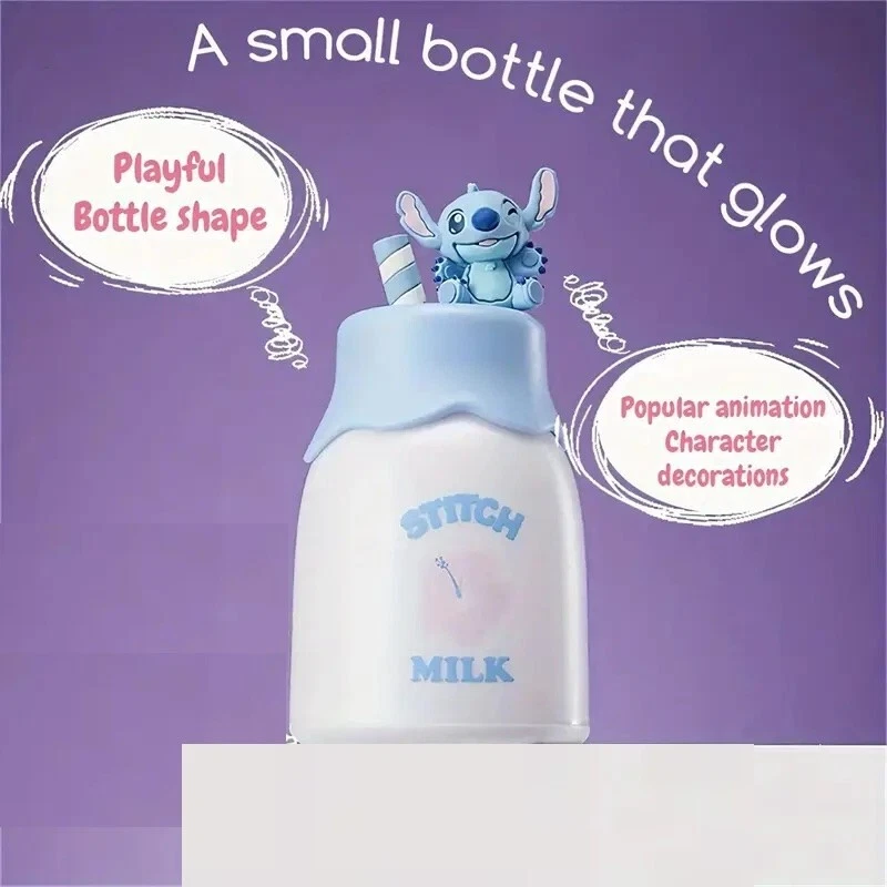 Disney Stitch Milk Jug Figurine Night Light Lilo & Stitch Cool Blue Milk Lamp - Image 2 of 4