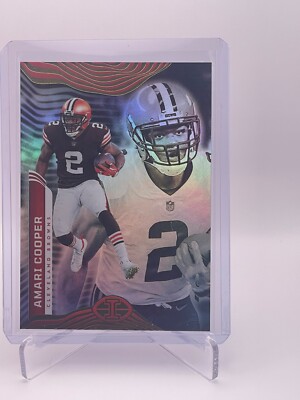 2022 PANINI ILLUSIONS AMARI COOPER PREMIUM THICK BASE CARD CLEVELAND BROWNS 23