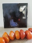 Collaborative Original Oil Painting Canvas Board Abstract Minimalism Art 6x6 — photo 9