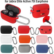 For Jabra Elite Active 75t Earphone Silicone Protective Case Cover Anti-Scratch