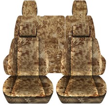 Frontrear Camouflage Custom Fit Car Seat Covers Fits Jk Wrangler 4dr 07-2018