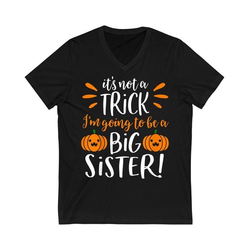 Kids Big Sister Halloween Pregnancy Announcement Vintage T Shirt Men Women NEW - Picture 7 of 9