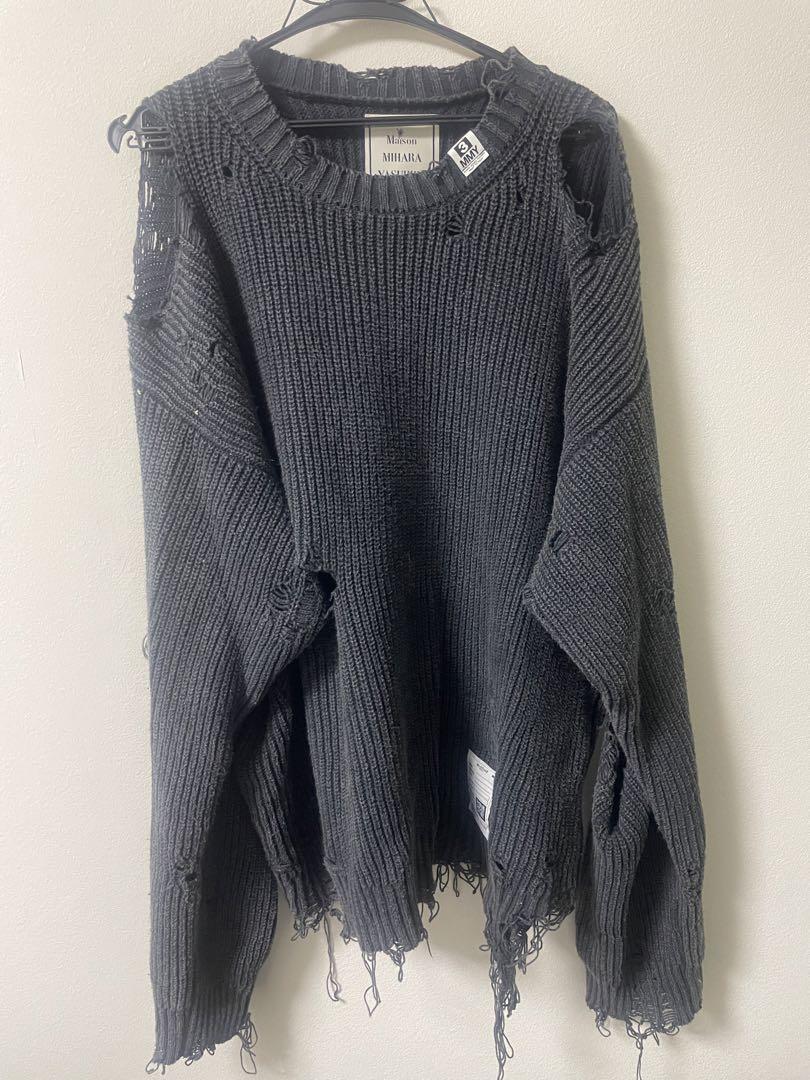 Maison Mihara Yasuhiro Damaged Knit Sweater | eBay Maison Mihara Yasuhiro Damaged Knit Sweater | eBay
