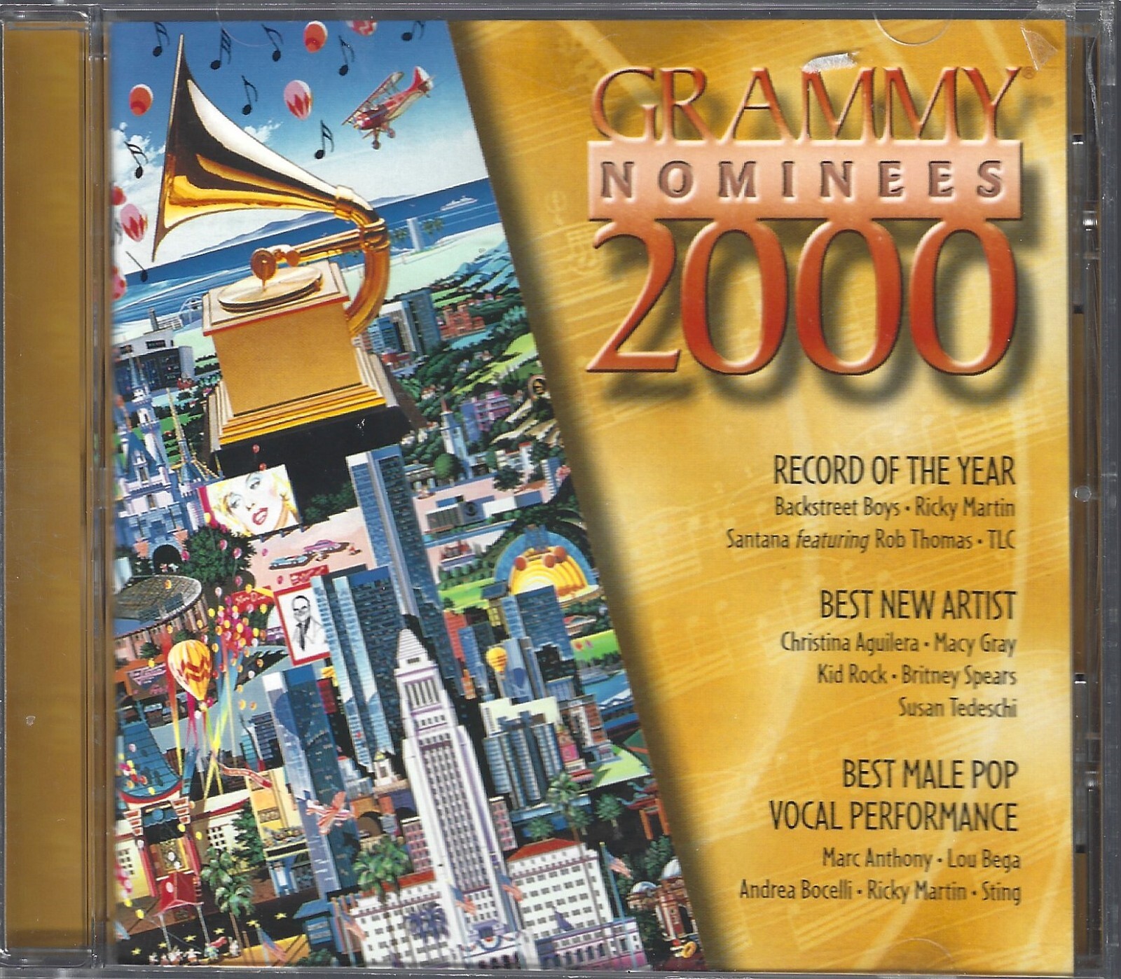 Various : 2000 Grammy Nominees CD - Good Condition