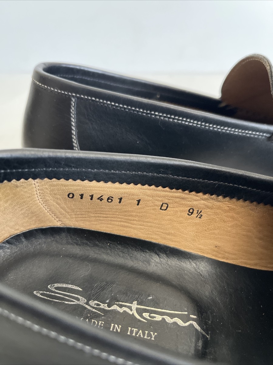 Santoni Slip On Bit Loafer with Gumlite Vibram Sole Black Size 9D Santoni Slip On Bit Loafer with Gumlite Vibram Sole- 011461  main image 4