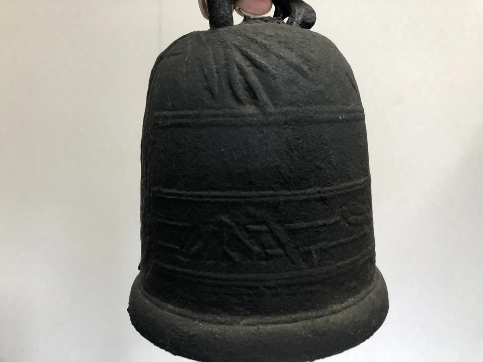 Y3077 BELL железный музыкальный инструмент музыка небесная дева старинный винтажный Японии - Изображение 4 из 4