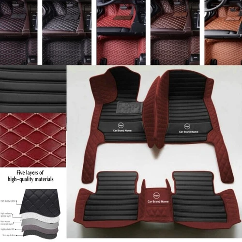 Fit for Mitsubishi Mirage Car Floor Mats Cargo Liners Auto Carpets Custom Mats - Imagen 9 de 38