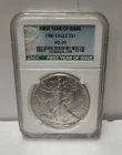 NGC MS69 1986 $1 American Silver Eagle