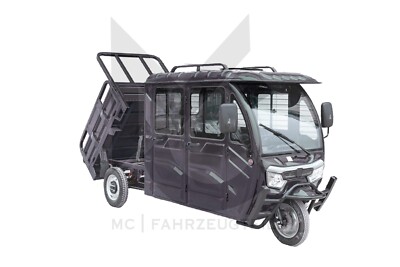 CARGO TRIKE 3000W 72V 58AH Doppel Kabine VOLTA VT5 50km Lastendreirad ...