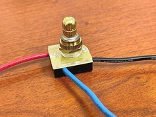 ZE-116, 3-Way, 4 Position, 2 Circuit Rotary switch .40" thread length, (115-260)