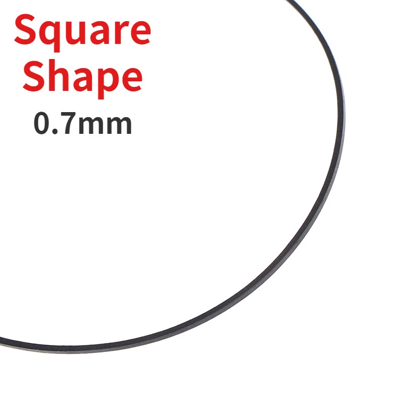 30pc 45-130mm Mix Cassette Tape Machine Common Belt for Recorder DVD Drive 0.7mm - Image 4 of 4