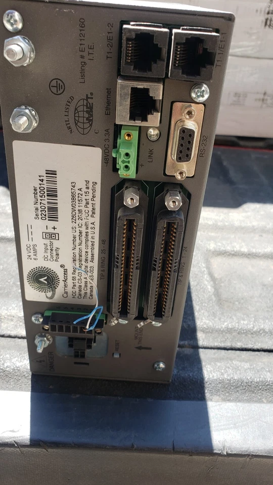 Carrier Access Adit 600 60Hz Ethernet 120 VAC TDM CHASIS WITH DC POWER ( F-RACK) - Image 3 of 4