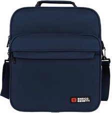 Enrico Benetti Arbeitstasche Umhängetasche Herrentasche XXL Hochformat Blau.