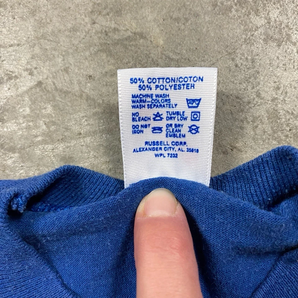 Винтажная католическая футболка 90-х QUEEN OF ALL SAINTS 6-8 молодежная S церковь джерзи школа - Изображение 4 из 4