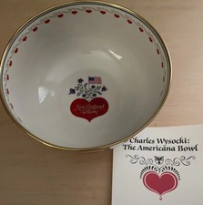 Americana Bowl Pickard China Greenich Workshop designer Charles Wysocki