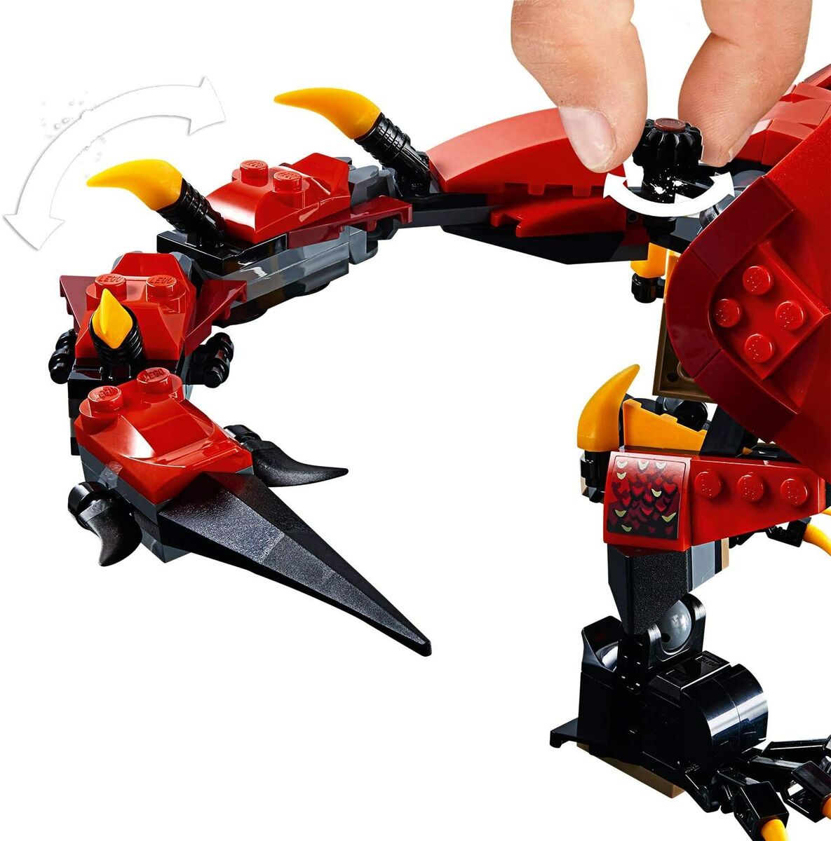 Lego Ninjago 70653 FIRSTBOURNE Red Dragon Xwing Ninja Helicopter 