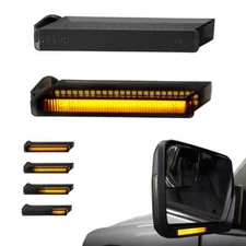 2X Sequential Car Side Mirror LED Turn Signal Lights for Ford F-150 F150 04-14