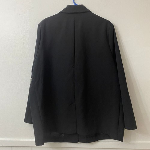 Old Navy Womens Blazer Jacket Office Career Minimalist Capsule Wardrobe Black 2X - Picture 6 of 10