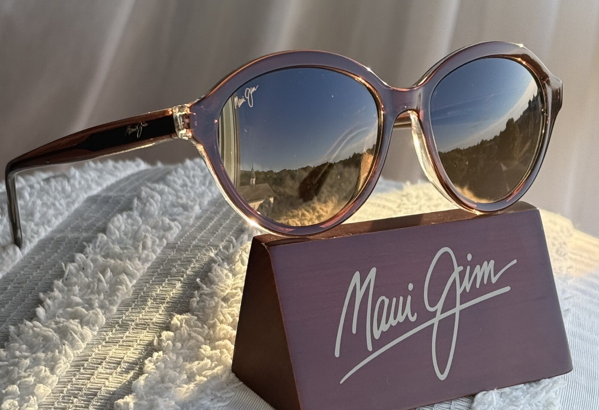 Maui Jim Mariana MJ 828 25E Translucent Brown Frame + HCL  display picture 2