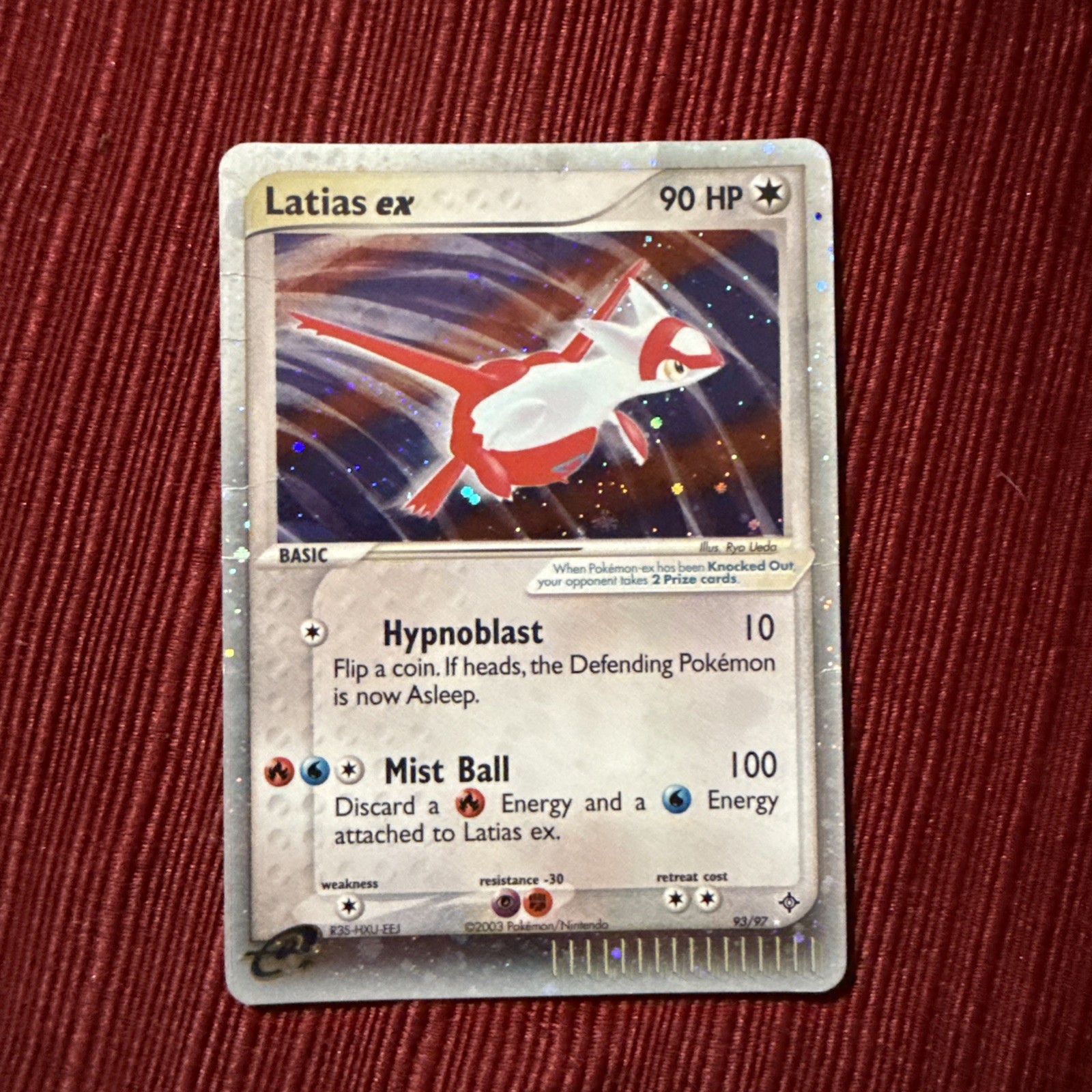 Latias ex 93/97 Dragon Holo Rare MP Pokemon EX Dragon