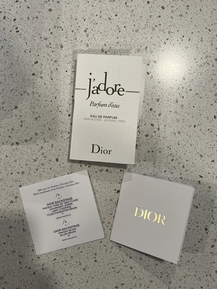 Dior Makeup Brush Set (3) Standing Zippered Storage Case - New In Box - Image 4 of 4