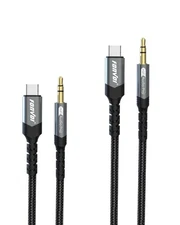 Type C to 3.5mm AUX Cord4FT Hi-Fi Stereo USB C to Aux Headphone Male Cord Car...