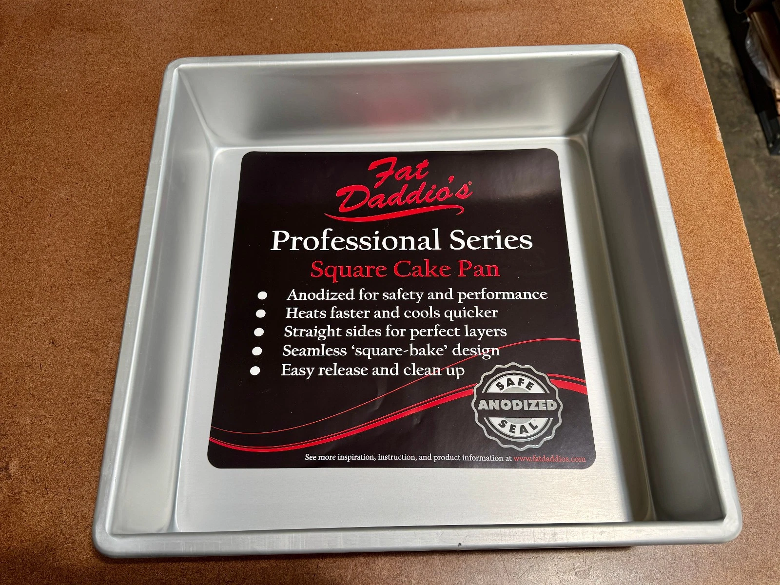 Fat Daddio's Professional Series Square Cake Pan 14x14x4 Inches (Rare Size)
Opens in a new window or