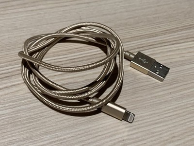 Ladekabel Apple-USB A gold, 1,0 m