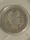 1914 D Barber Quarter Fine Condition
