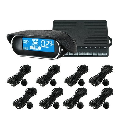 Car Reverse Backup Radar System,Shkalacar Front and Rear Parking Sensors... 
